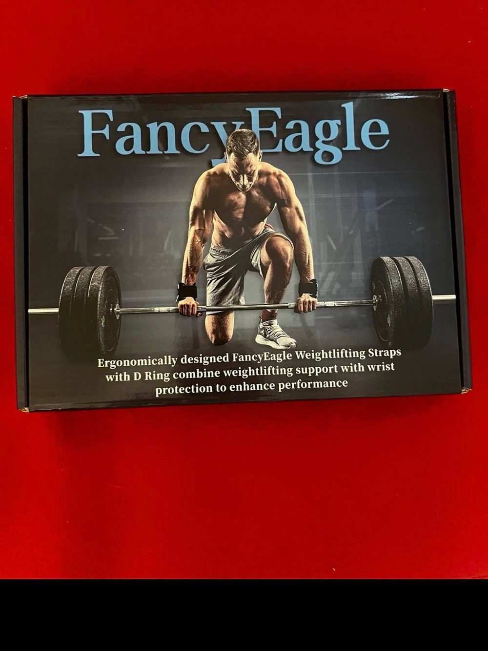 Fancy Eagle Weightlifting Straps with D Ring